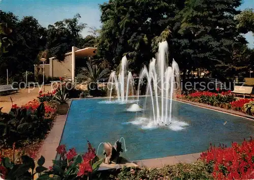 AK / Ansichtskarte Germersheim Stadtpark Wasserspiele Kat. Germersheim