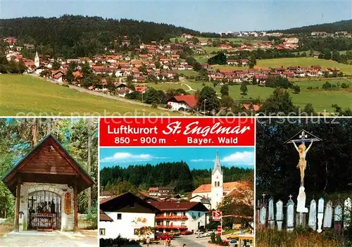 AK / Ansichtskarte Englmar St Panorama Kirche Kapelle Kat. Sankt Englmar