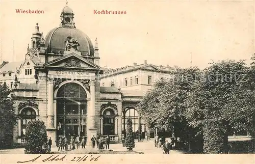 AK / Ansichtskarte Wiesbaden Kochbrunnen Kat. Wiesbaden