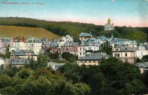 AK / Ansichtskarte Wiesbaden Partie im Nerotal Kat. Wiesbaden