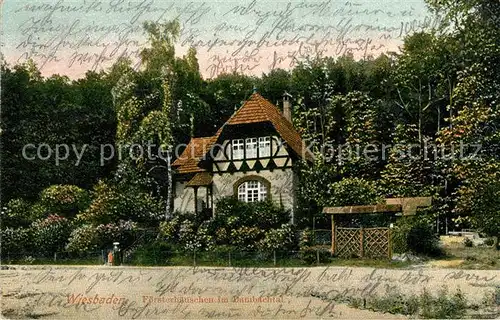 AK / Ansichtskarte Wiesbaden Foersterhaeuschen im Dambachtal Kat. Wiesbaden