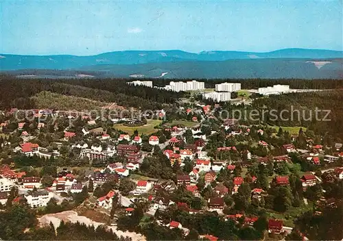 AK / Ansichtskarte Hahnenklee Bockswiese Harz Fliegeraufnahme Kat. Goslar