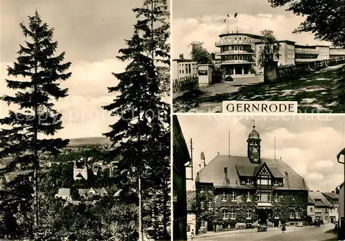 AK / Ansichtskarte Gernrode Harz Landschaftspanorama Ferienheim Hotel Restaurant Kat. Gernrode Harz