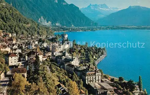 AK / Ansichtskarte Montreux VD Territet Dents du Midi Kat. Montreux