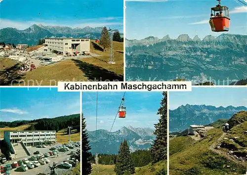 AK / Ansichtskarte Flumserberg Flums Seilbahn Maschgachamm 