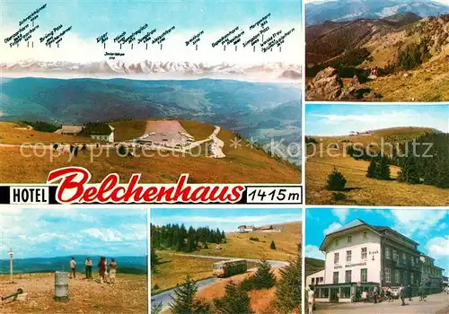 AK / Ansichtskarte Belchen Baden Hotel Belchenhaus  Kat. Neuenweg