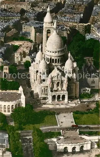 AK / Ansichtskarte Paris Fliegeraufnahme Sacre Coeur Kat. Paris