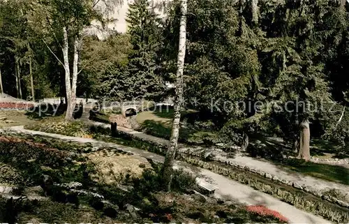 AK / Ansichtskarte Bad Sachsa Harz Kurpark Kat. Bad Sachsa