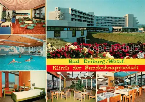 AK / Ansichtskarte Bad Driburg Klinik Bundesknappschaft Kat. Bad Driburg