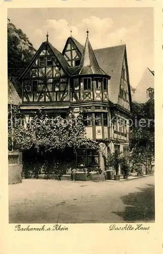 AK / Ansichtskarte Bacharach Rhein Das Alte Haus Kat. Bacharach