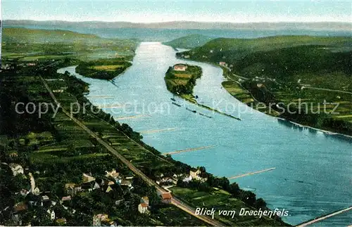 AK / Ansichtskarte Koenigswinter Blick vom Drachenfels Kat. Koenigswinter