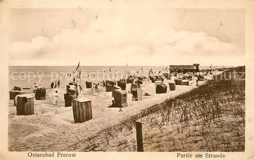 AK / Ansichtskarte Prerow Ostseebad Partie am Strand Kat. Darss