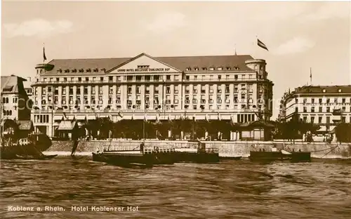 AK / Ansichtskarte Koblenz Rhein Hotel Koblenzer Hof Kat. Koblenz