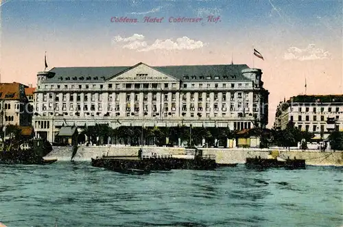 AK / Ansichtskarte Coblenz Koblenz Hotel Coblenzer Hof Kat. Koblenz Rhein