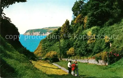 AK / Ansichtskarte Seaton East Devon The Chine Coast Panorama Kueste Kat. East Devon