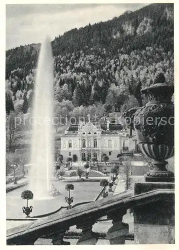 AK / Ansichtskarte Ettal Schloss Linderhof Fontaene Kat. Ettal