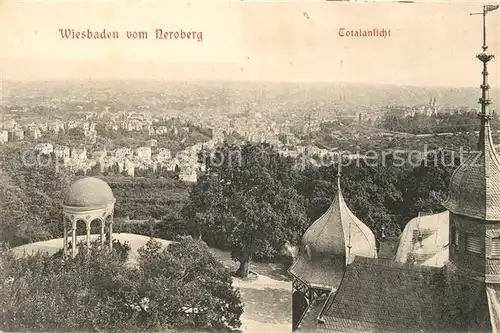 AK / Ansichtskarte Wiesbaden Blick vom Neroberg Kat. Wiesbaden