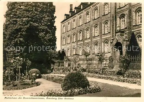 AK / Ansichtskarte Arenberg Koblenz Mutterhaus der Dominikanerinnen Kat. Koblenz