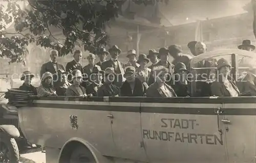 AK / Ansichtskarte Autobus Omnibus Stadt Rundfahrten Berlin Privatfoto Kat. Autos