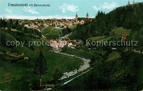 AK / Ansichtskarte Freudenstadt mit Christophstal Kat. Freudenstadt