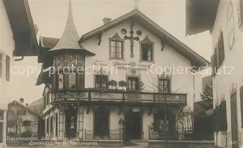 AK / Ansichtskarte Oberammergau Villa von Anton Lang Christusdarsteller Passionsspiele Kat. Oberammergau