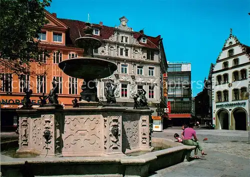 AK / Ansichtskarte Braunschweig Brunnen Kohlmarkt Kat. Braunschweig