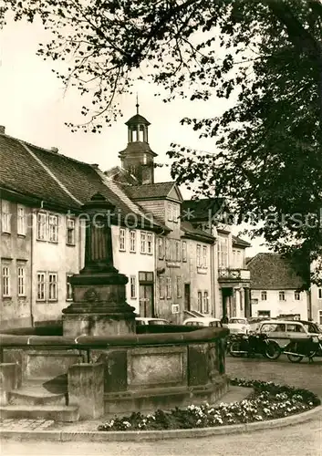 AK / Ansichtskarte Bad Berka Marktplatz mit Rathaus Kat. Bad Berka