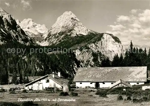 AK / Ansichtskarte Ehrwald Tirol Ehrwalder Alm mit Sonnenspitze