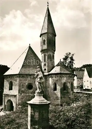AK / Ansichtskarte Gruensfeldhausen Romanische Kirche Achatiuskapelle Kat. Gruensfeld