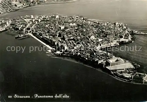 AK / Ansichtskarte Siracusa Panorama dall alto Fliegeraufnahme Kat. Siracusa