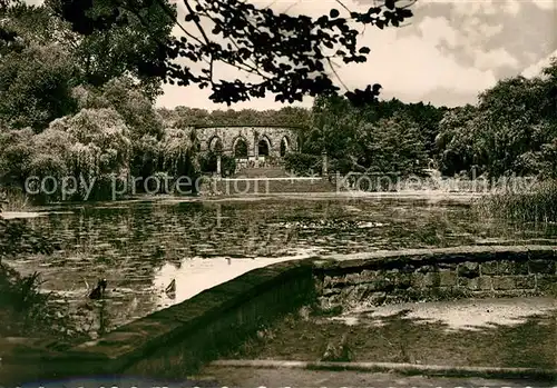 AK / Ansichtskarte Gladbeck Ehrenmal Teich Kat. Gladbeck