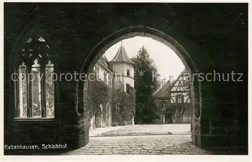 AK / Ansichtskarte Bebenhausen Tuebingen Schlosshof Kat. Tuebingen