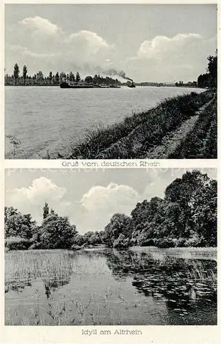 AK / Ansichtskarte Breisach Rhein Partie an Rhein und Altrhein Kat. Breisach am Rhein