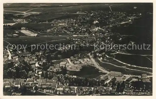 AK / Ansichtskarte Clausthal Zellerfeld Fliegeraufnahme Kat. Clausthal Zellerfeld