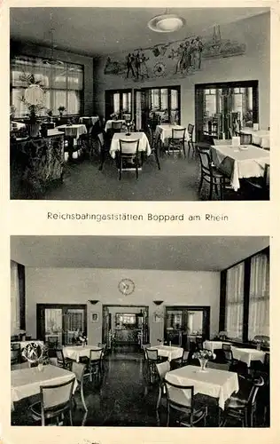 AK / Ansichtskarte Boppard Rhein Reichsbahngastst&#228;tten Kat. Boppard