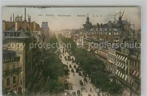 AK / Ansichtskarte Paris Boulevard Italiens Kat. Paris