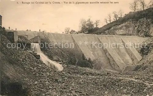 AK / Ansichtskarte Creuse Somme Barrage de Combes sur la Creuse Kat. Creuse