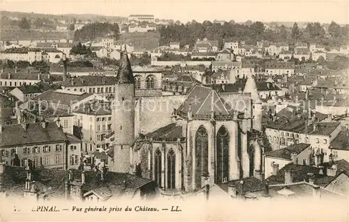 AK / Ansichtskarte Epinal Vosges Vue prise du Chateau Kat. Epinal