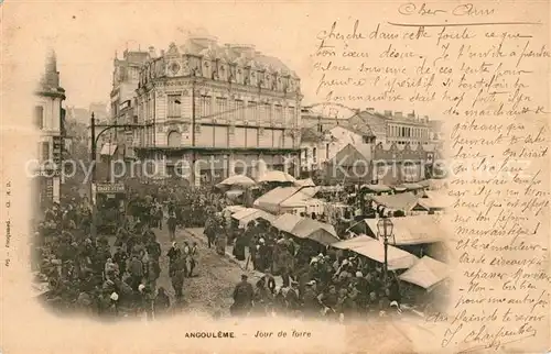 AK / Ansichtskarte Angouleme Marktplatz Kat. Angouleme