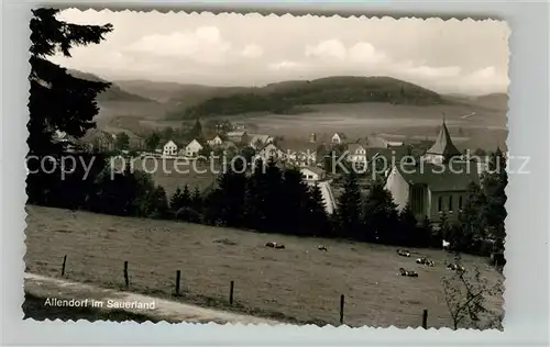 AK / Ansichtskarte Allendorf Sauerland Panorama Kat. Sundern (Sauerland)