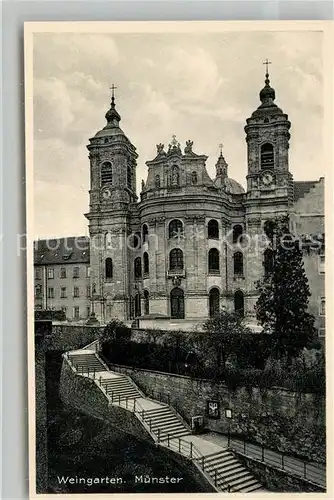 AK / Ansichtskarte Weingarten Wuerttemberg Muenster