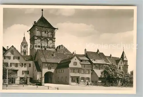 AK / Ansichtskarte Wangen Allgaeu Martinstorplatz Kat. Wangen im Allgaeu