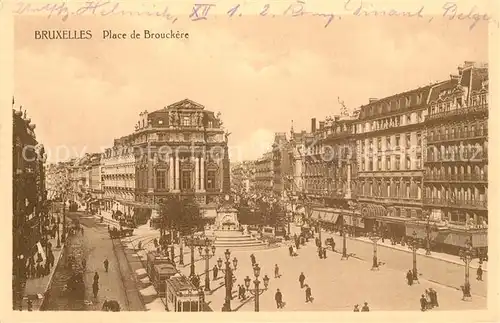 AK / Ansichtskarte Bruxelles Bruessel Place de Brouckere Monument Kat. 