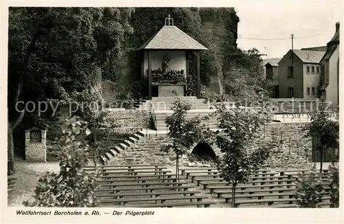 AK / Ansichtskarte Bornhofen Kamp Wallfahrtsort am Rhein Pilgerplatz Kat. Kamp Bornhofen