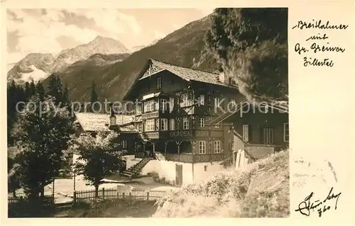 AK / Ansichtskarte Ginzling Alpengasthof Breitlahner Alpen Kat. Mayrhofen