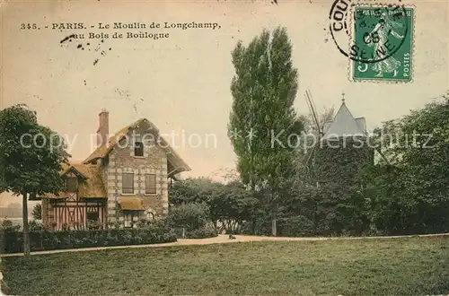 AK / Ansichtskarte Paris Le Moulin de Longchamp au Bois de Boulogne Kat. Paris