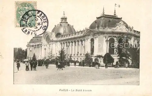 AK / Ansichtskarte Paris Le Petit Palais Kat. Paris