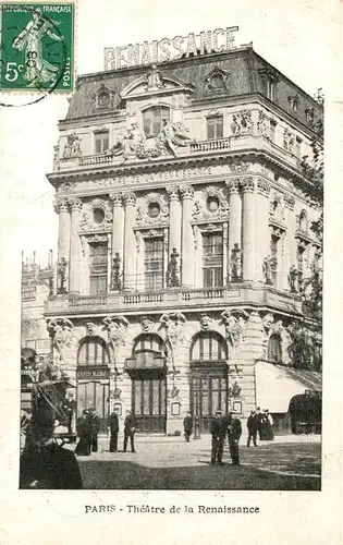 AK / Ansichtskarte Paris Theatre de la Renaissance Kat. Paris