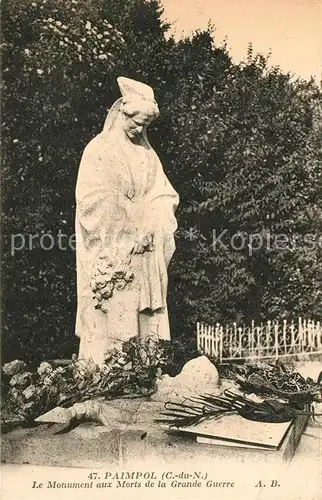 AK / Ansichtskarte Paimpol Monument aux Morts de la Grande Guerre Kat. Paimpol