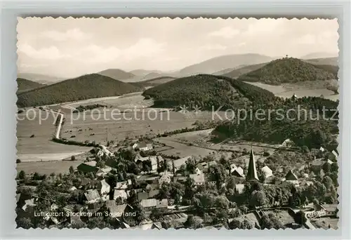 AK / Ansichtskarte Stockum Sauerland Fliegeraufnahme Kat. Sundern (Sauerland)